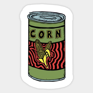 C is for Can of Corn Sticker